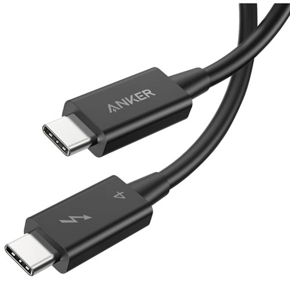 Câble Thunderbolt 4.0 USB-C à USB-C de 0,7 m (2,3 pi) d'Anker (A8859H11-5) - Gris