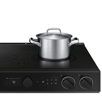 Samsung 30" 6.3 Cu. Ft. True Convection 5-Element Slide-In Electric Range (NSE6DG8700SRAC) - Stainless Steel