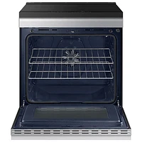 Samsung BESPOKE 30" 6.3 Cu. Ft. True Convection Induction Slide-In Electric Range (NSI6DG9500SRAC) - Stainless Steel
