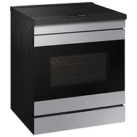 Samsung 30" 6.3 Cu. Ft. True Convection Slide-In Induction Range (NSI6DG9900SRAC) - Stainless Steel