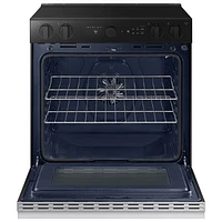 Samsung BESPOKE 30" 6.3 Cu. Ft. True Convection 5-Element Slide-In Electric Range (NSE6DG8500SRAC) - SS