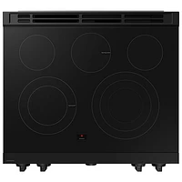 Samsung BESPOKE 30" 6.3 Cu. Ft. True Convection 5-Element Slide-In Electric Range (NSE6DG8500SRAC) - SS