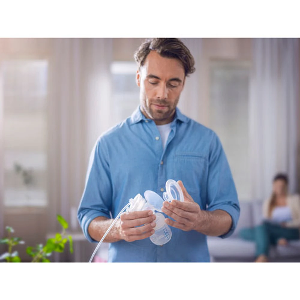 Tire-lait électrique double Avent de Philips, sac de transport et housse isotherme