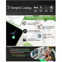 SimplyCoding Learn to Code Multiplayer Game in Python - Ages 11+ - Digital Download