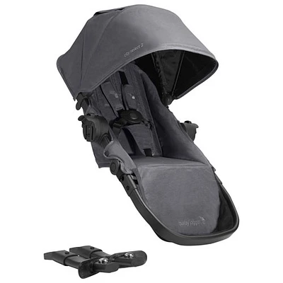 Ensemble avec deuxième siège City Select 2 de Baby Jogger - Ardoise radieuse