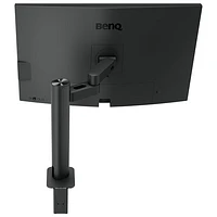 Moniteur ACL IPS Ultra HD 4K 60 Hz de 31,5 po DesignVue de BenQ avec temps de réponse de 5 ms gris à gris (PD3205UA) - Gris métallique