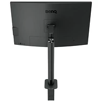 Moniteur ACL IPS Ultra HD 4K 60 Hz de 31,5 po DesignVue de BenQ avec temps de réponse de 5 ms gris à gris (PD3205UA) - Gris métallique