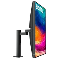 Moniteur ACL IPS Ultra HD 4K 60 Hz de 31,5 po DesignVue de BenQ avec temps de réponse de 5 ms gris à gris (PD3205UA) - Gris métallique