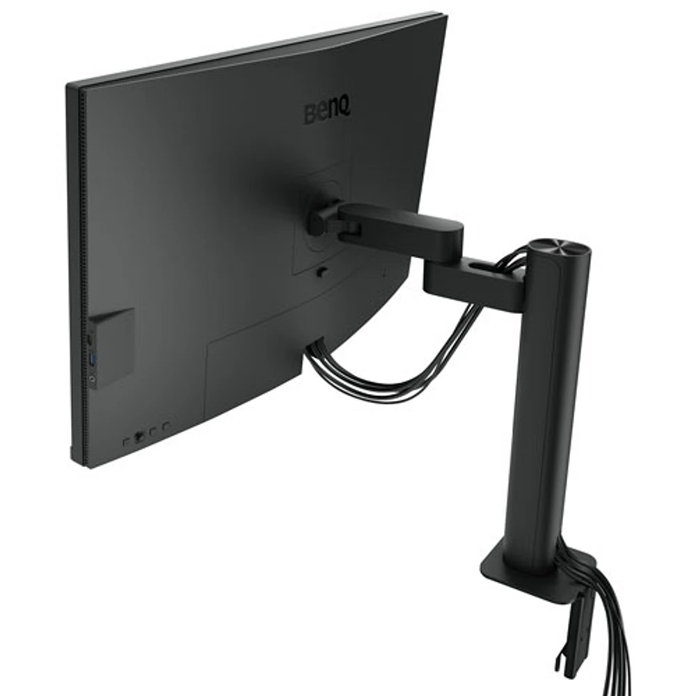 Moniteur ACL IPS Ultra HD 4K 60 Hz de 31,5 po DesignVue de BenQ avec temps de réponse de 5 ms gris à gris (PD3205UA) - Gris métallique