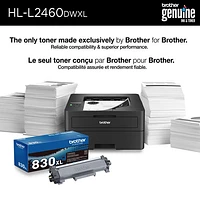 Brother HLL2460DWXL Duplex Monochrome Wireless Laser Printer with 4,200 Prints Toner - Only at Best Buy