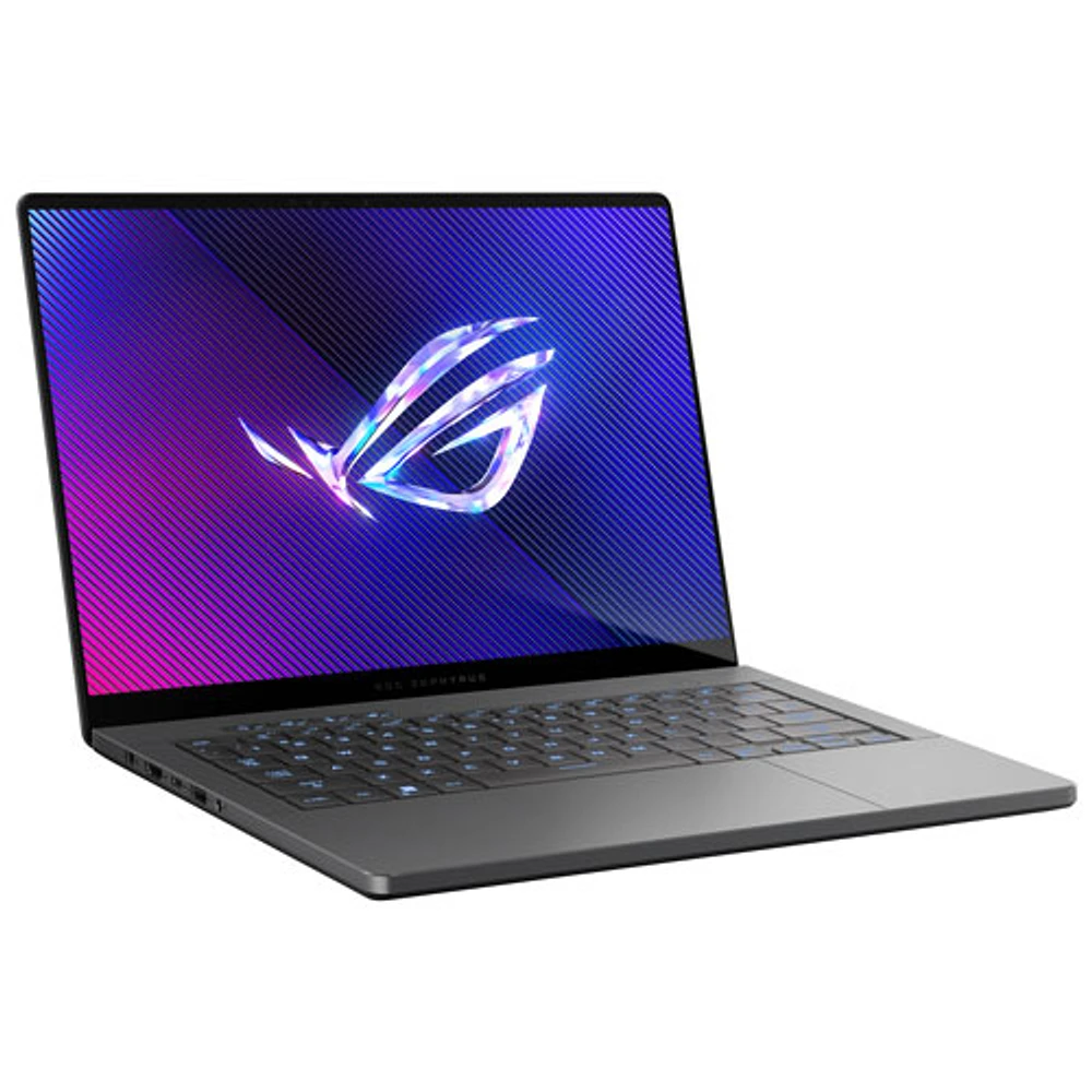 Portable de jeu ROG Zephyrus G14 À Écran DELO Nebula de 14 po d'ASUS - Gris éclipse (Ryzen 7 8845HS d'AMD/SSD 512 Go/RAM 16 Go/GeForce RTX 4050)