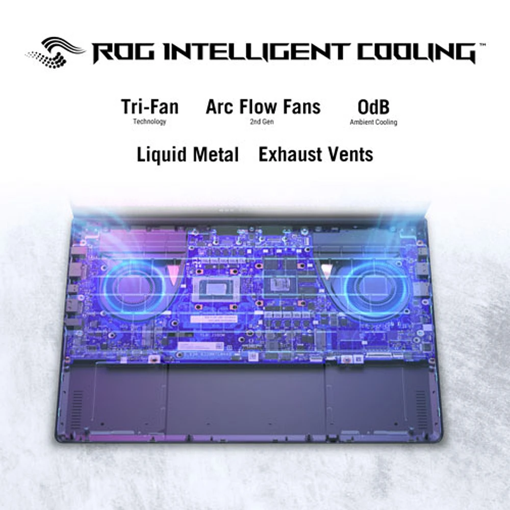 Portable de jeu ROG Zephyrus G14 À Écran DELO Nebula de 14 po d'ASUS - Gris éclipse (Ryzen 7 8845HS d'AMD/SSD 512 Go/RAM 16 Go/GeForce RTX 4050)