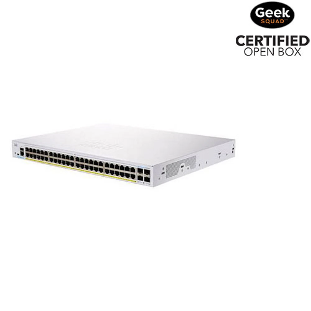 Boîte ouverte - Commutateur Ethernet 350 de Cisco (CBS350-48T-4X-NA)