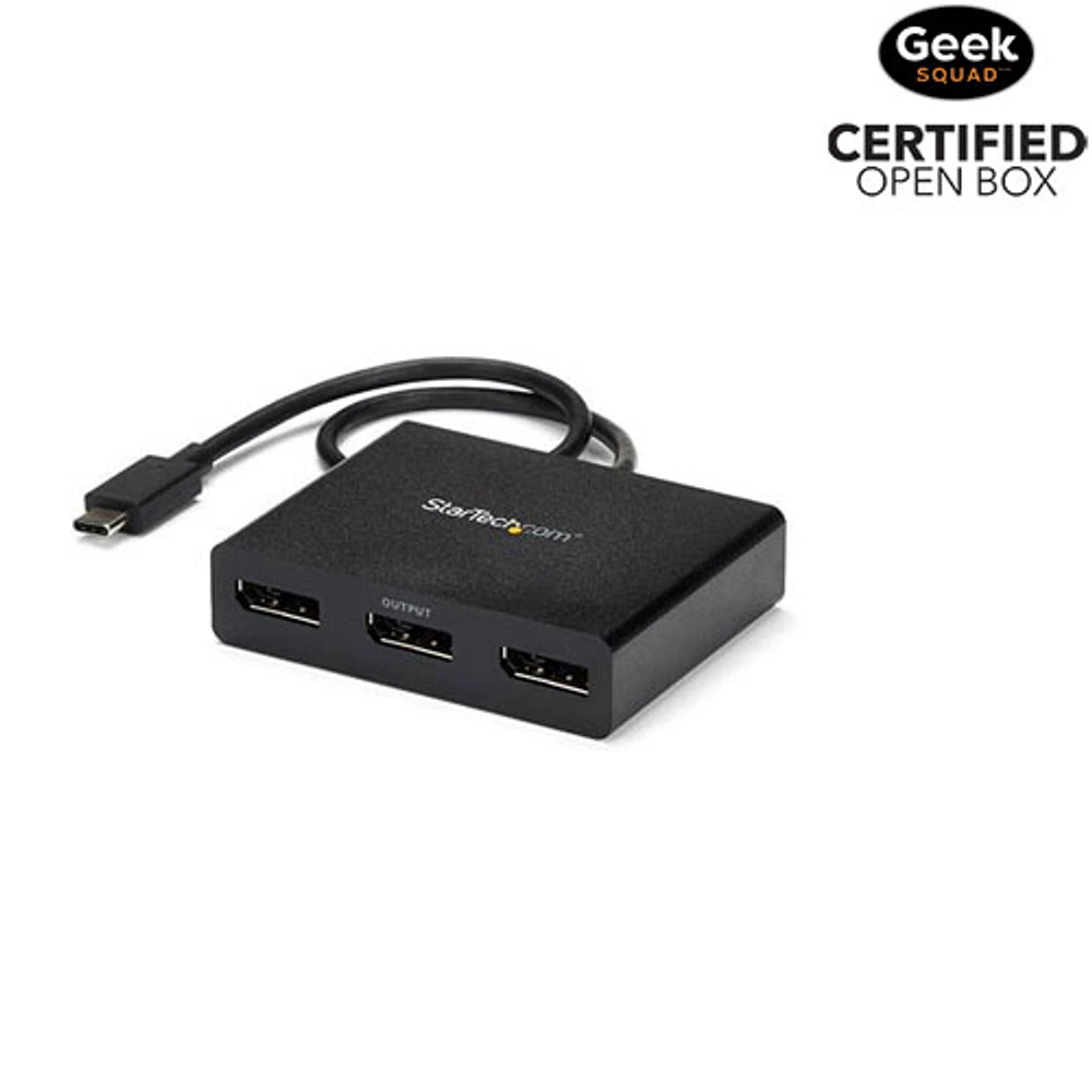 Open Box - StarTech USB C DisplayPort Adapter - 3 Port DisplayPort MST Hub