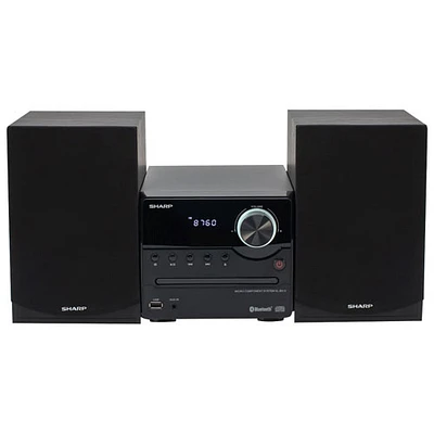 Microsystème de haut-parleurs Bluetooth à lecteur de CD XL-B512 de Sharp - Noir