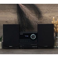 Sharp XL-B512 Micro Bluetooth CD-Player Speaker System - Black