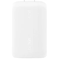 Belkin Dual Port 42W USB-A / USB-C Wall Charger - White