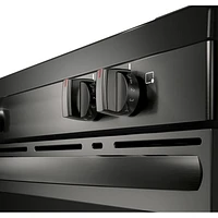 Frigidaire 30" 5.3 Cu. Ft. Fan Convection 5-Element Electric Air Fry Range (FCRE308CAD) - Black Stainless