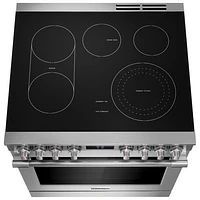 Frigidaire Pro 30" 6.2 Cu. Ft. True Convection 5-Element Electric Air Fry Range (PCFE308CAF) - Stainless
