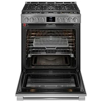 Frigidaire Pro 30" 6.0 Cu. Ft. True Convection 6-Burner Gas Air Fry Range (PCFG3080AF) - Stainless