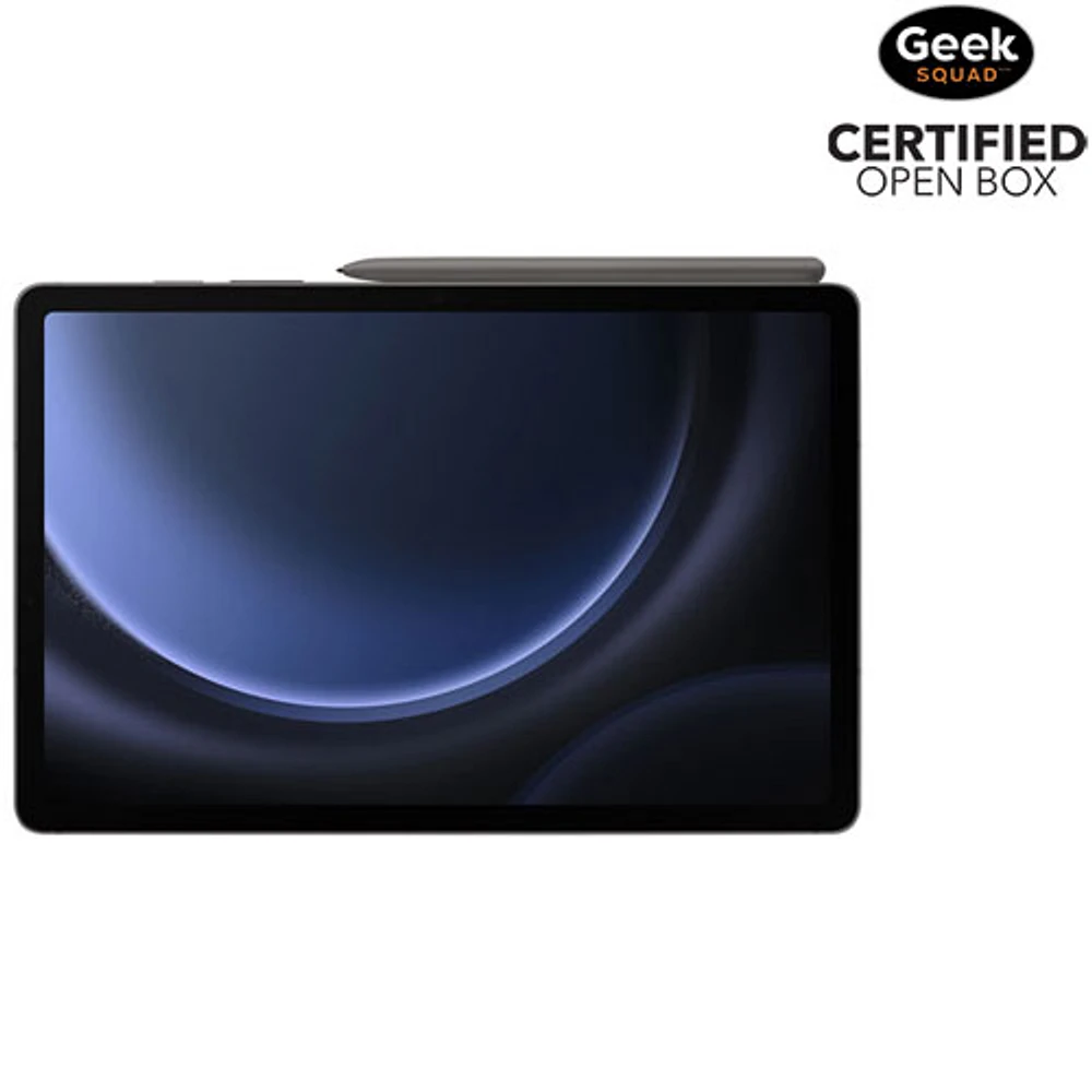 Boîte ouverte - Tablette 10,9 po 128 Go Android Galaxy Tab S9 FE 5G de Samsung avec Exynos 1380 - Gris