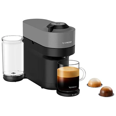 Machine à café/espresso Vertuo Pop+ de Nespresso par Breville - Gris foncé