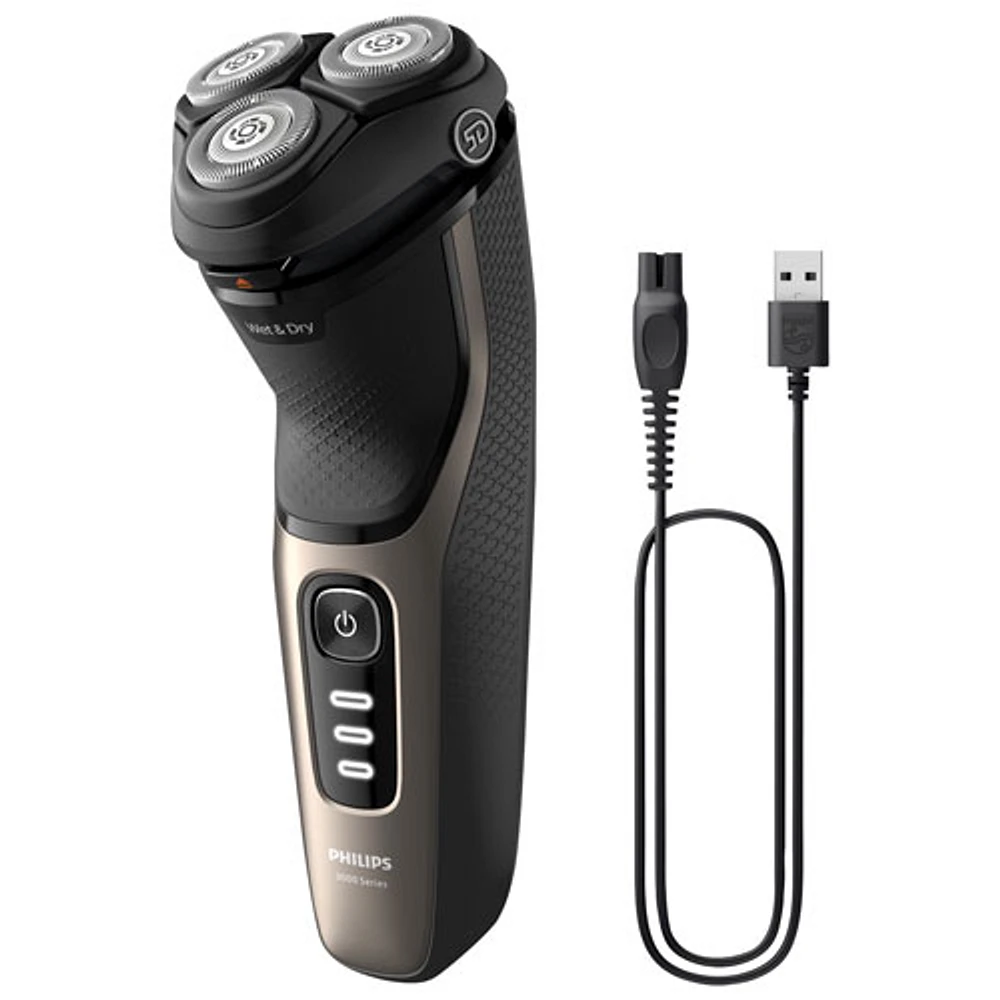 Philips Series 3200 Wet & Dry Electric Shaver (S3242/12) - Ash Gold