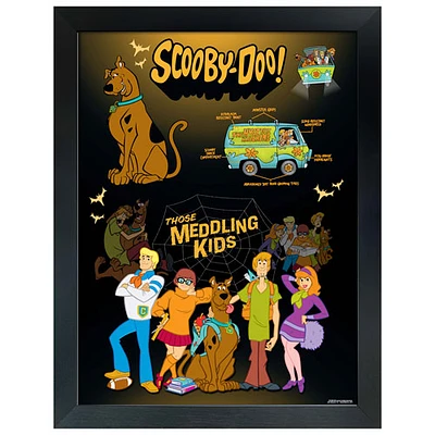 Collage encadré de Scooby-Doo Meddling Kids de Frameworth (34 x 26 po)