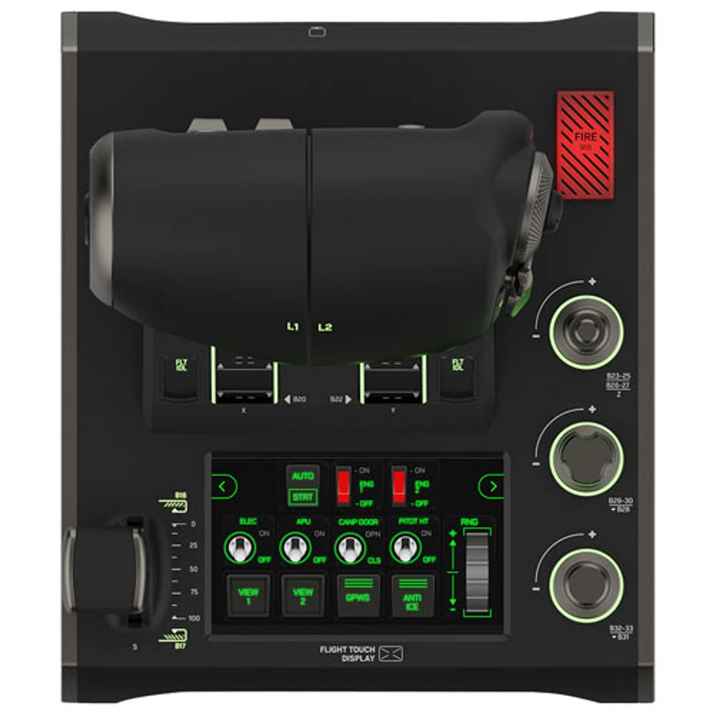 Système de simulation HOTAS haut de gamme VelocityOne Flightdeck de Turtle Beach pour PC