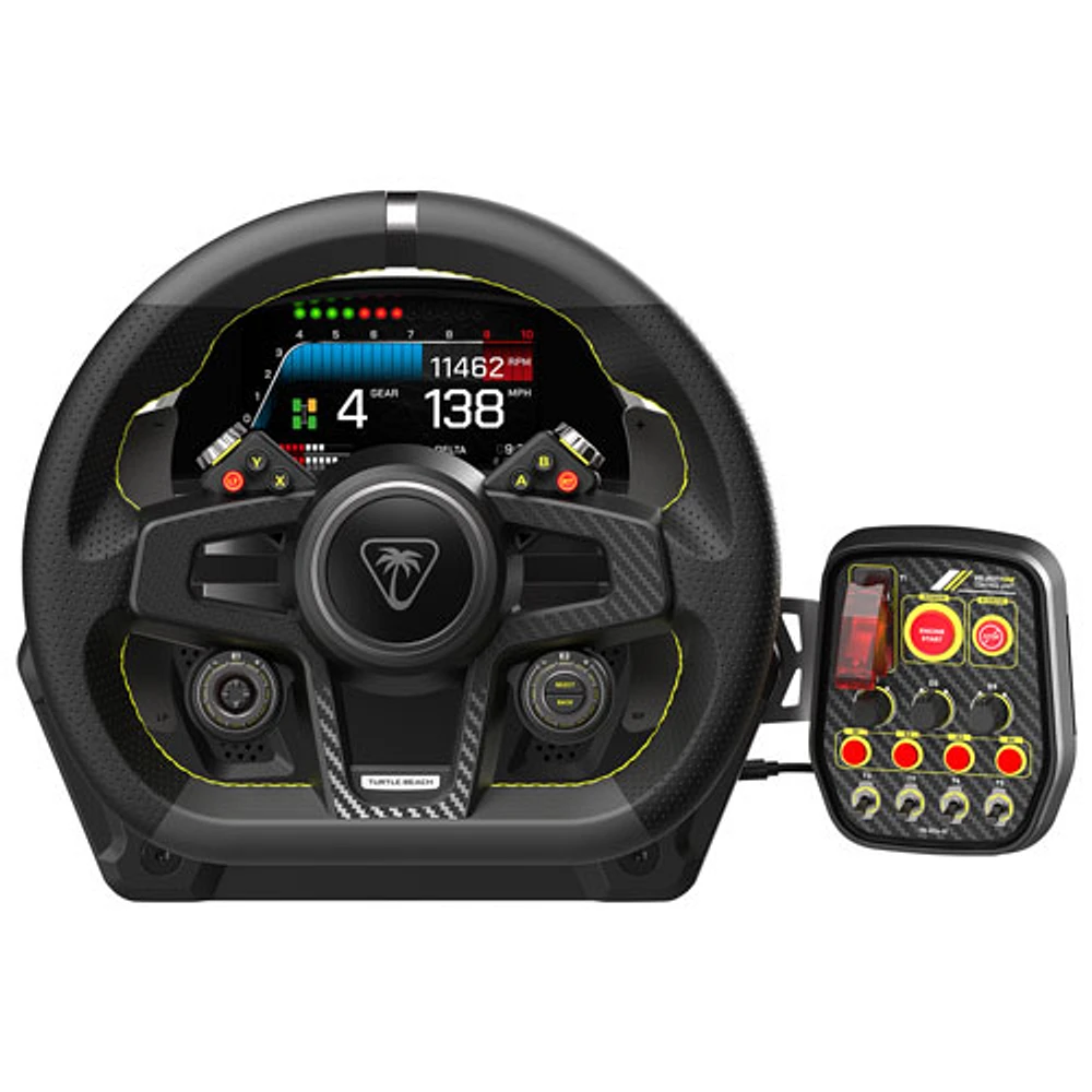 Système de volant et de pédales VelocityOne de Turtle Beach pour Xbox Series X|S/Xbox One/PC - Noir