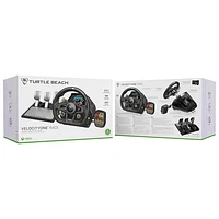 Système de volant et de pédales VelocityOne de Turtle Beach pour Xbox Series X|S/Xbox One/PC - Noir