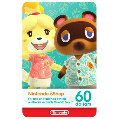 Nintendo eShop $60 Gift Card - Digital Download
