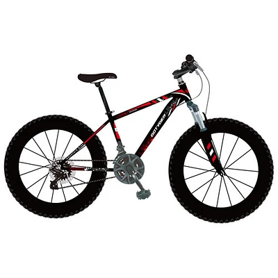 Vélo de montagne à 24 vitesses de 26 po de GoTyger - Orange