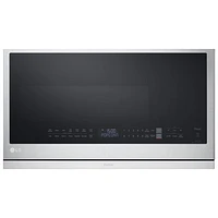 Open Box - LG Over-The-Range Microwave with EasyClean - 2.1 Cu. Ft. - Stainless Steel - Scratch & Dent