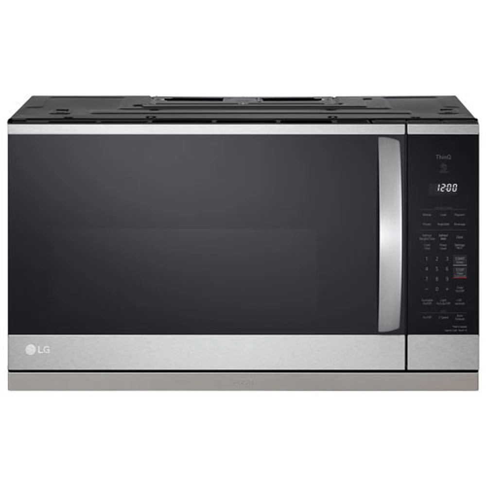 Open Box - LG Over-The-Range Microwave 2.1 Cu. Ft. - PrintProof Stainless Steel - Scratch & Dent