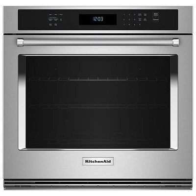 Four mural électrique à convection véritable de 5 pi³ 30 po de KitchenAid (KOES530PSS) - Acier inoxydable