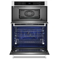 Kitchenaid 30" 6.4 Cu. Ft. Combination True Convection Electric Wall Oven (KOEC530PWH) - White