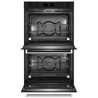 Kitchenaid 30" 10 Cu. Ft. Double True Convection Electric Wall Oven (KOED530PBS) - Black Stainless Steel
