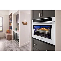 Kitchenaid 30" 5 Cu. Ft. True Convection Electric Wall Oven (KOES530PWH) - White