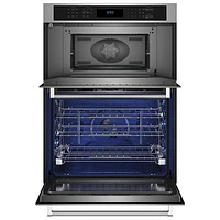 Kitchenaid 30" 6.4 Cu. Ft. Combination True Convection Electric Wall Oven (KOEC530PSS) -Stainless Steel