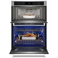 Kitchenaid 30" 6.4 Cu. Ft. Combination True Convection Electric Wall Oven (KOEC530PSS) -Stainless Steel