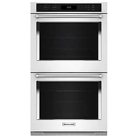 Kitchenaid 27" 10 Cu. Ft. Double True Convection Electric Wall Oven (KOED530PWH) - White