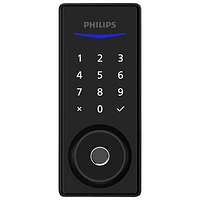 Philips 4000 Series Fingerprint Wi-Fi Deadbolt Smart Lock Combo - Matte Black