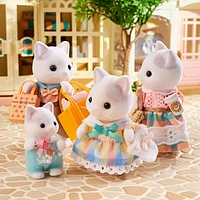 Calico Critters Latte Cat Family Playset