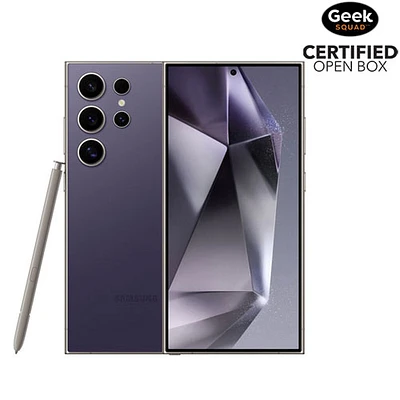 Open Box - Samsung Galaxy S24 Ultra 256GB - Titanium Violet - Unlocked