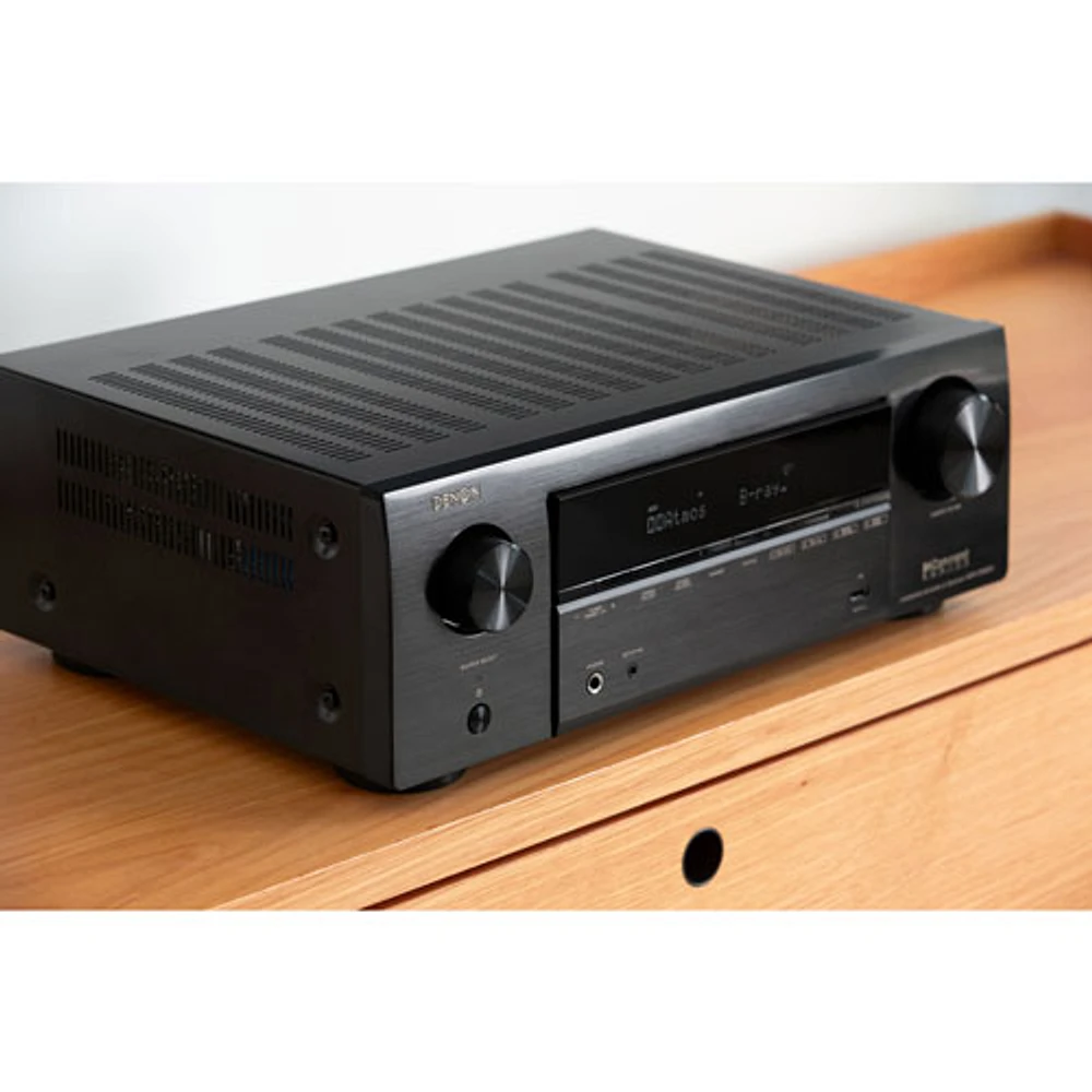 Récepteur AV 8K 7.2 canaux Dolby Atmos AVR-X1800H de Denon