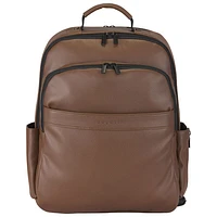 Bugatti Portos Solid 15.6" Laptop Backpack - Cognac