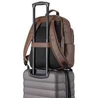 Bugatti Portos Solid 15.6" Laptop Backpack - Cognac