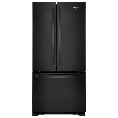 Réfrigérateur deux portes 22,1 pi³ 33 po avec distributeur d'eau de Whirlpool (WRFF5333PB) - Noir