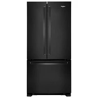 Whirlpool 33" 22.1 Cu. Ft. French Door Refrigerator with Water Dispenser (WRFF5333PB) - Black